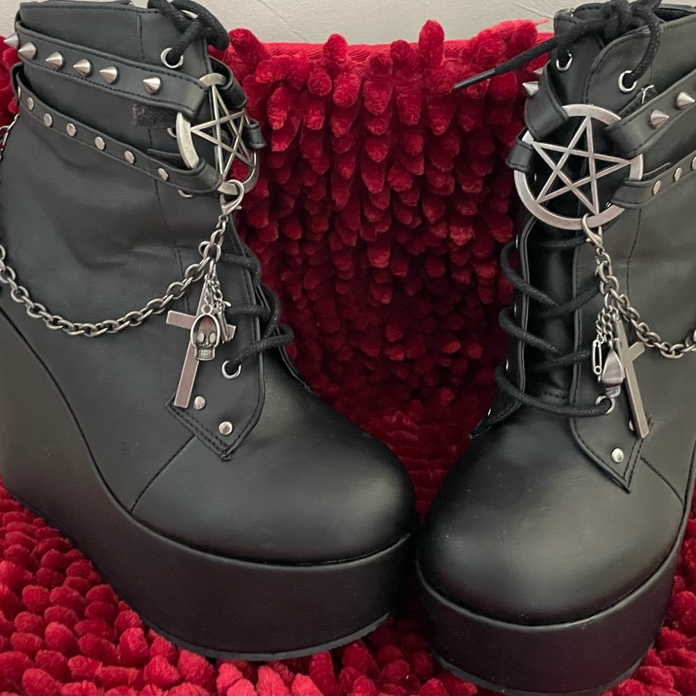 The Craft inspired platform shoes. Only worn once.